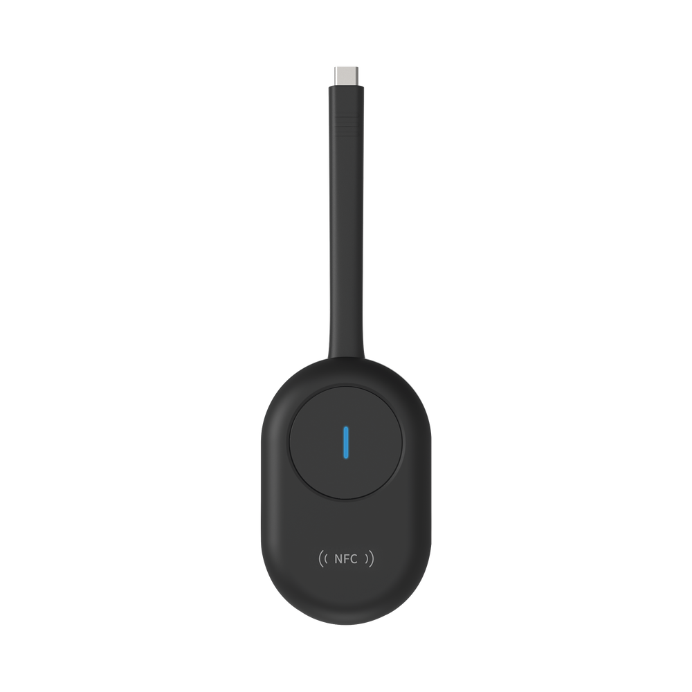 Dongle (Adaptador) de Proyección Inalambrica Para Pantallas Interactivas HIKVISION Serie DS-D5CxxRB/B / Compatible con Windows y Mac / Conector Tipo C (Incluye Adaptador USB-A - USB-C)