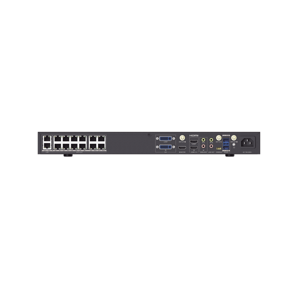 Controlador LED para Videowall / Configuración WEB / Android Interconstruido / 12 Puertos de Video / Compatible con Paneles LED Hikvision