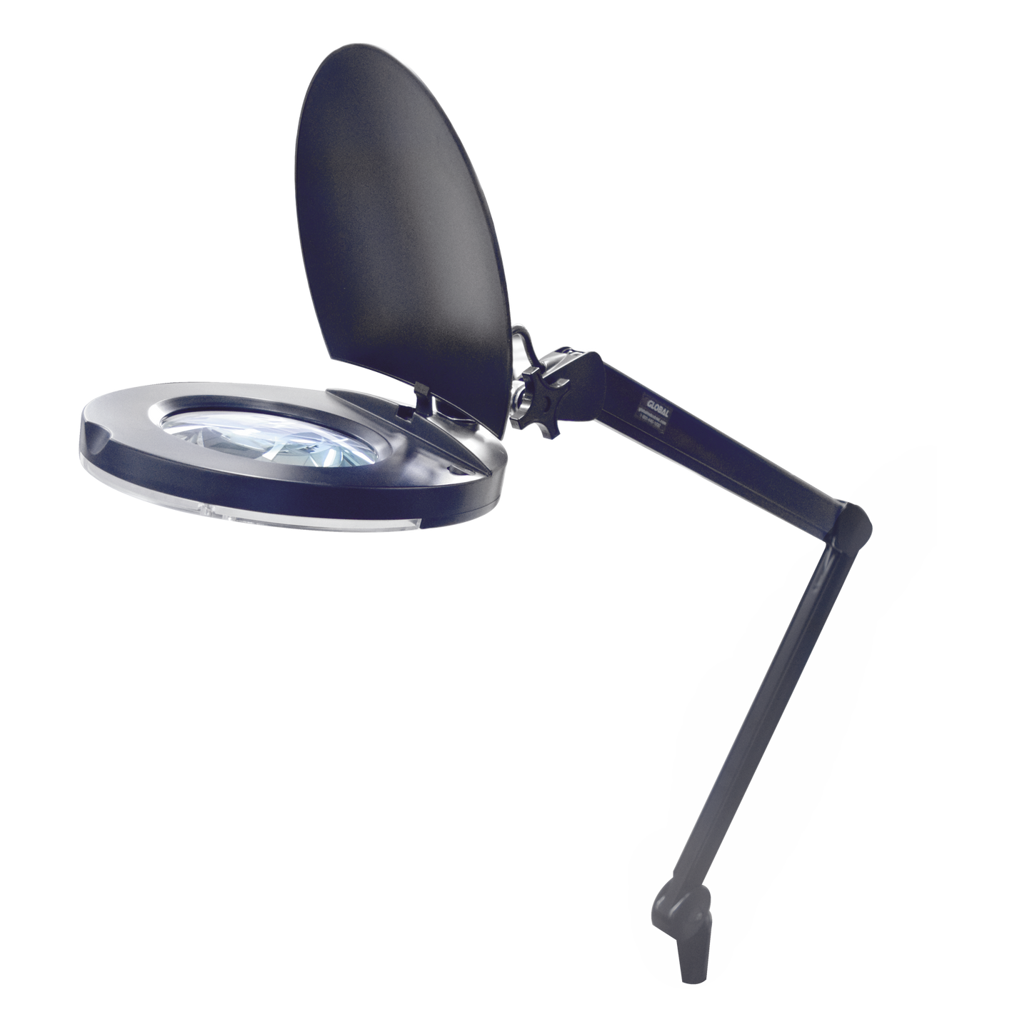 Lámpara de LED para Escritorio con Lupa de 5 Pulgadas de Diámetro, 5 Dioptrias, 2.25X.