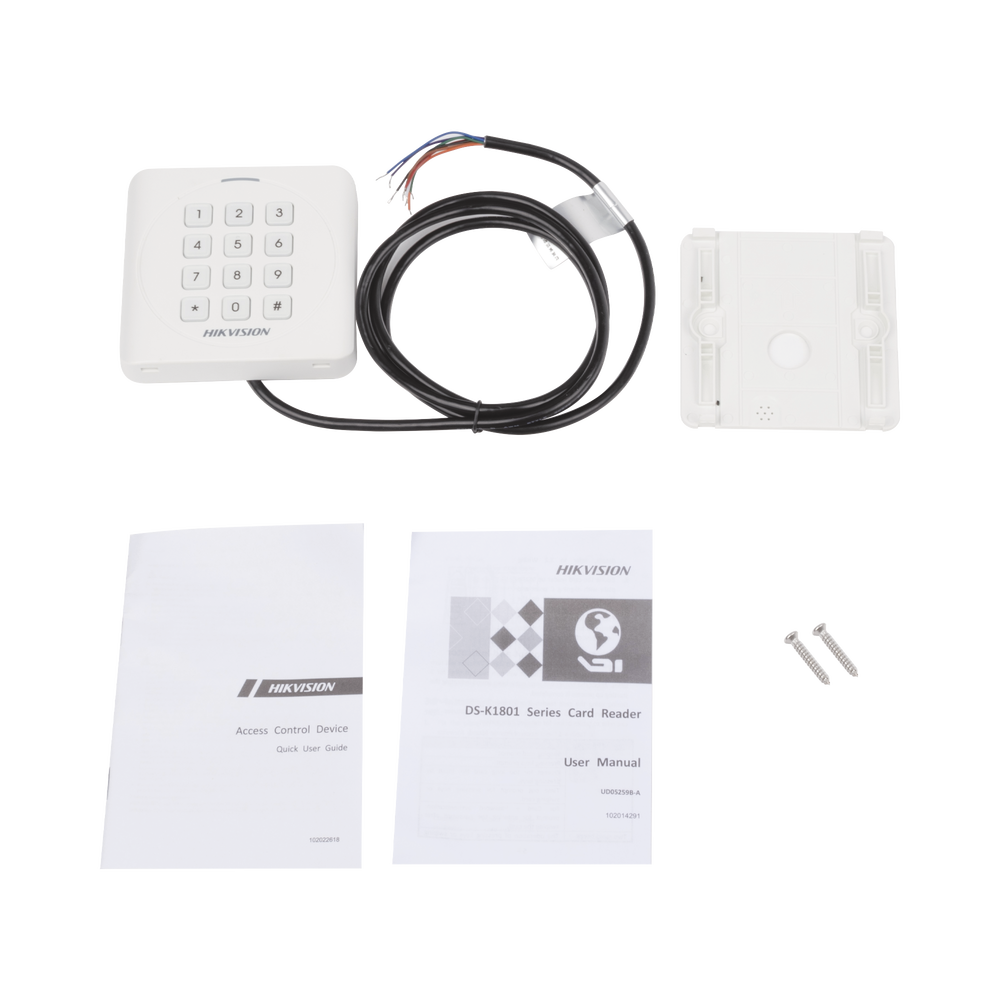 Lector de Tarjetas PROX EM y Contraseñas / Exterior IP65 / Wiegand / Compatible con Cualquier Panel / PEQUEÑO y ESTETICO