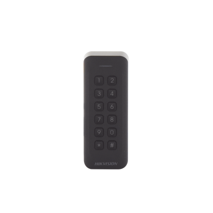 Lector de Tarjetas PROX EM y Contraseñas / Exterior IP65 / Wiegand / Compatible con Cualquier Panel / PERFIL DELGADO y ESTETICO / Indicador LED