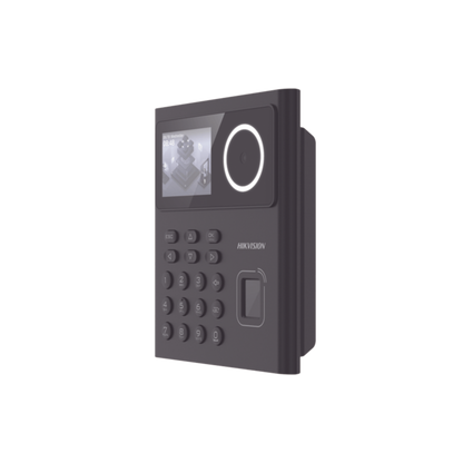 Terminal Min Moe WiFi con Batería de Respaldo / Administrable por Smartphone o Nube /  Acceso y Asistencia /  Huella, Facial y Tarjetas MIFARE /  500 rostros y 1,000 Huellas y Tarjetas / Detección de Cubrebocas / HikConnect / HIK-IA