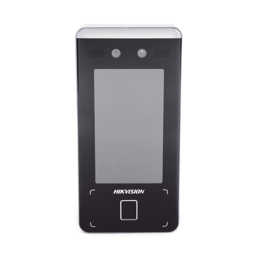 Terminal Min Moe WiFi de Reconocimiento Facial ULTRA RÁPIDO (Exterior IP65) / Hasta 1.5 mts en lectura / Soporta P2P Hik-Connect / 3,000 Usuarios /QR y Videoportero (ambientes de bajo ruido) / HIK-IA