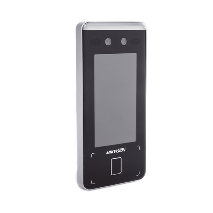 Terminal Min Moe WiFi de Reconocimiento Facial ULTRA RÁPIDO (Exterior IP65) / Hasta 1.5 mts en lectura / Soporta P2P Hik-Connect / 3,000 Usuarios /QR y Videoportero (ambientes de bajo ruido) / HIK-IA