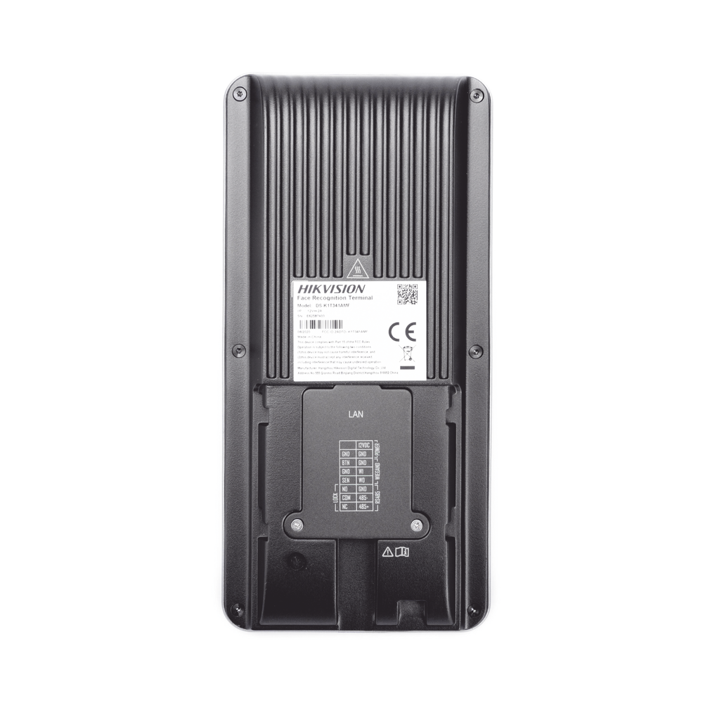 Terminal Min Moe WiFi de Reconocimiento Facial ULTRA RÁPIDO (Exterior IP65) / Hasta 1.5 mts en lectura / Soporta P2P Hik-Connect / 3,000 Usuarios /QR y Videoportero (ambientes de bajo ruido) / HIK-IA