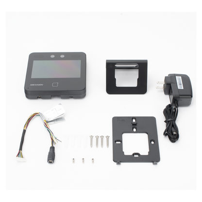 Terminal Min Moe WiFi / Touch de Reconocimiento Facial Ultra Rápido para ASISTENCIA y Control de ACCESO / 1500 Rostros y 3,000 tarjetas /  Lee códigos QR / Videoportero / Detección de Cubrebocas / SIP Estandar / HIK-IA
