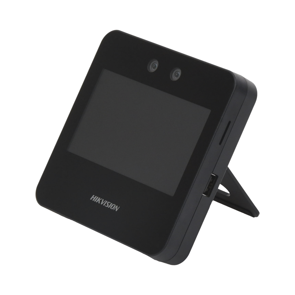 Terminal Min Moe WiFi / Touch de Reconocimiento Facial Ultra Rápido para ASISTENCIA y Control de ACCESO / 1500 Rostros y 3,000 tarjetas /  Lee códigos QR / Videoportero / Detección de Cubrebocas / SIP Estandar / HIK-IA