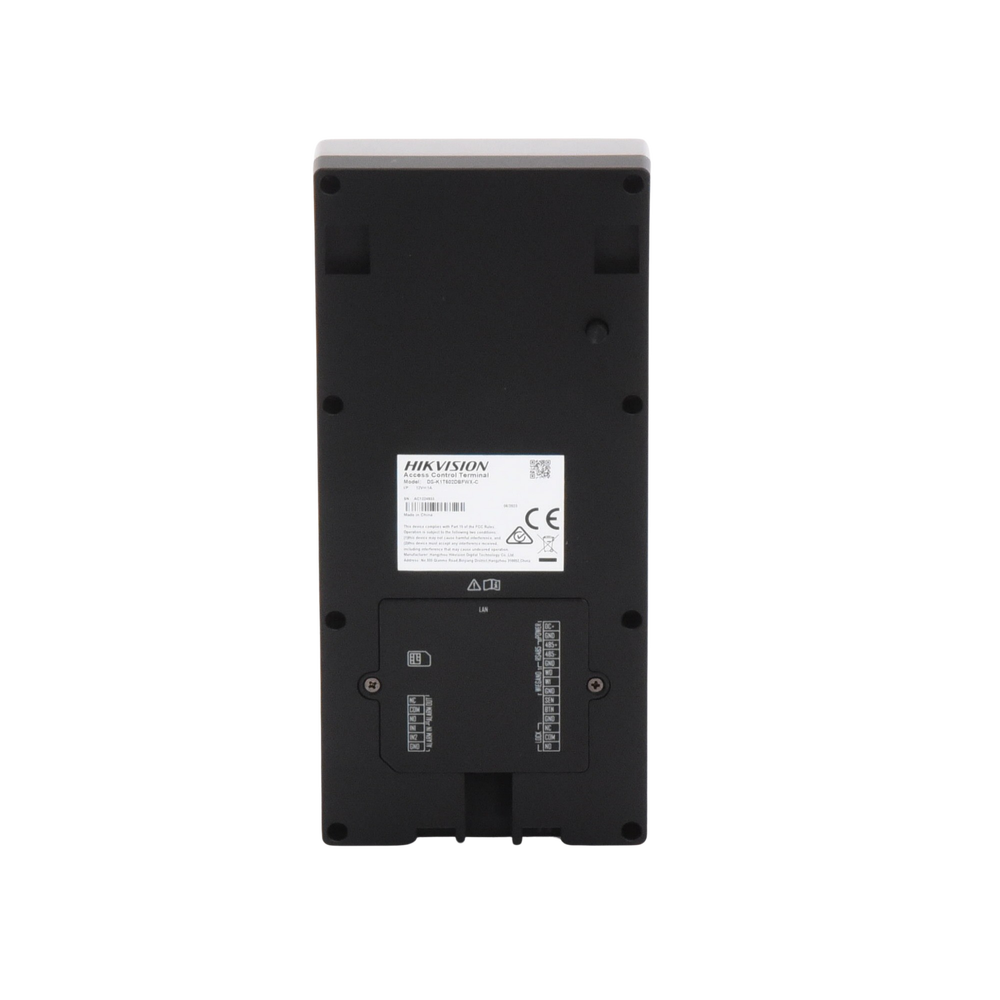 Terminal de Control de Acceso / Videoportero Multiapartamento Llamada a App / Teclado / Exterior Antivandálico IP65 & IK09 / Huella, Tarjeta, Código QR, PIN o App Hik-Connect  / Cámara 2 MP compatible con NVRs