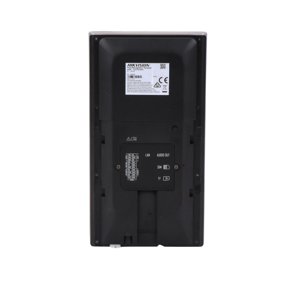 Terminal Facial WiFi con pantalla de 7" / Exterior IP65 / 10,000 Rostros y 50,000 Tarjetas / 10,000 Huellas (Módulo Opcional) / ISAPI / ISUP 5.0 / Codigos QR y Bluethooth / Intercom SIP Estandar / HIK-IA