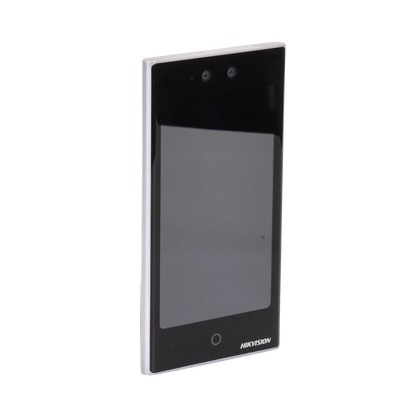 Terminal Facial WiFi con pantalla de 7" / Exterior IP65 / 10,000 Rostros y 50,000 Tarjetas / 10,000 Huellas (Módulo Opcional) / ISAPI / ISUP 5.0 / Codigos QR y Bluethooth / Intercom SIP Estandar / HIK-IA