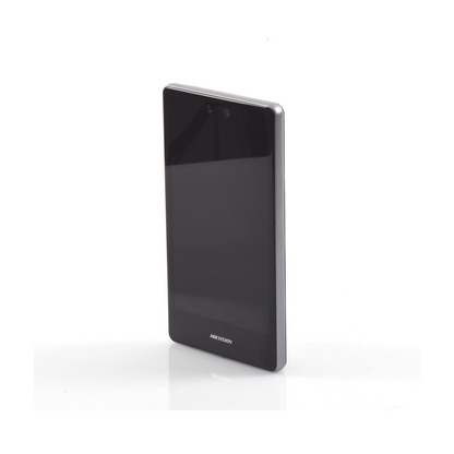 Terminal Facial Min Moe 8" Touch / Delgada y Estética / PoE / 100,000 rostros / Exterior IP65 / Función de Videoportero y Lectura de Códigos QR / Lectura de tarjetas / HIK-IA