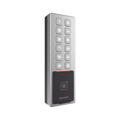 Teclado Exterior WiFi Antivandálico IP65 & IK08 / Administrable en la Nube / Alta y Baja de Passwords Remotamente con Horarios / Acceso por PIN, Tarjeta MIFARE, Huella y Tarjeta Virtual Bluetooth
