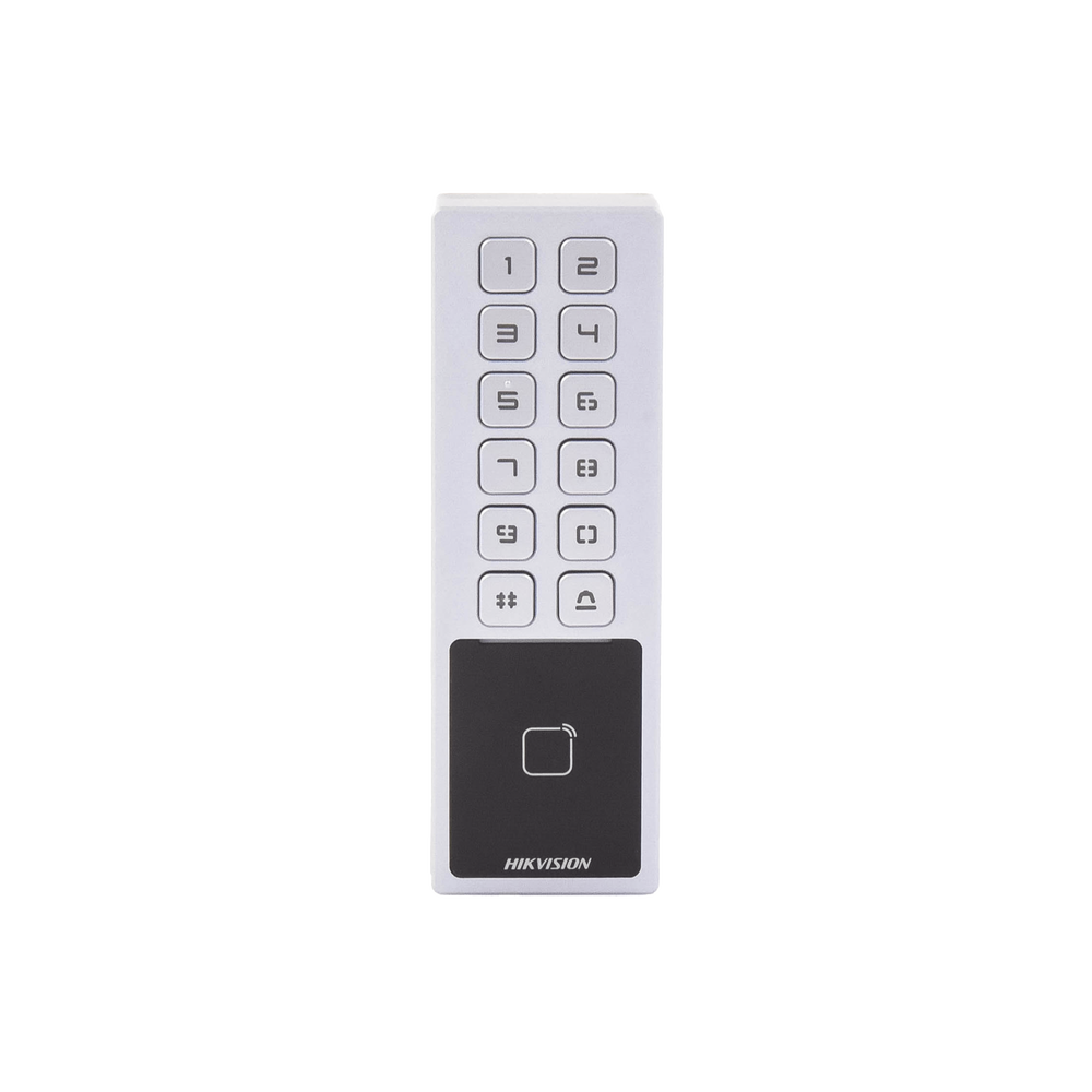 Teclado Exterior Antivandálico IP65 & IK08 / Administrable en la Nube / Alta y Baja de Passwords Remotamente con Horarios / Acceso por PIN o Tarjeta MIFARE