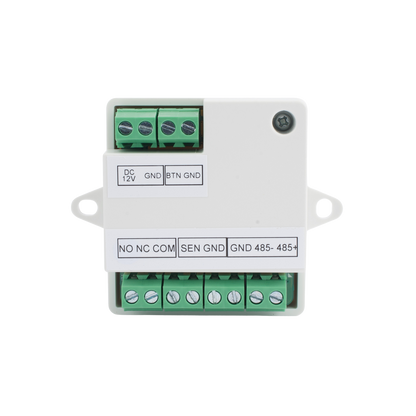 Módulo Seguro para Instalaciones SEGURAS en Controles de Acceso HIKVISION / Compatible con Biometricos Faciales Min Moe / Conexión RS-485  /  Soporta Botón de Salida y Chapa