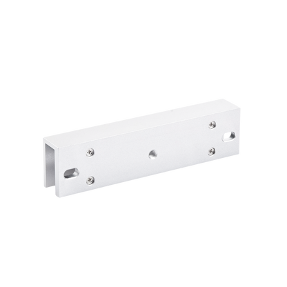 Montaje en "U" para Instalación de Chapa Magnética DS-K4H258S en Puerta de Cristal (Vidrio)
