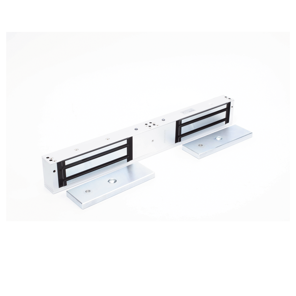 Chapa Magnética para Doble Puerta / Puerta Antifuego / Soporta 1200 Lbs (500 Kg) / Indicador LED