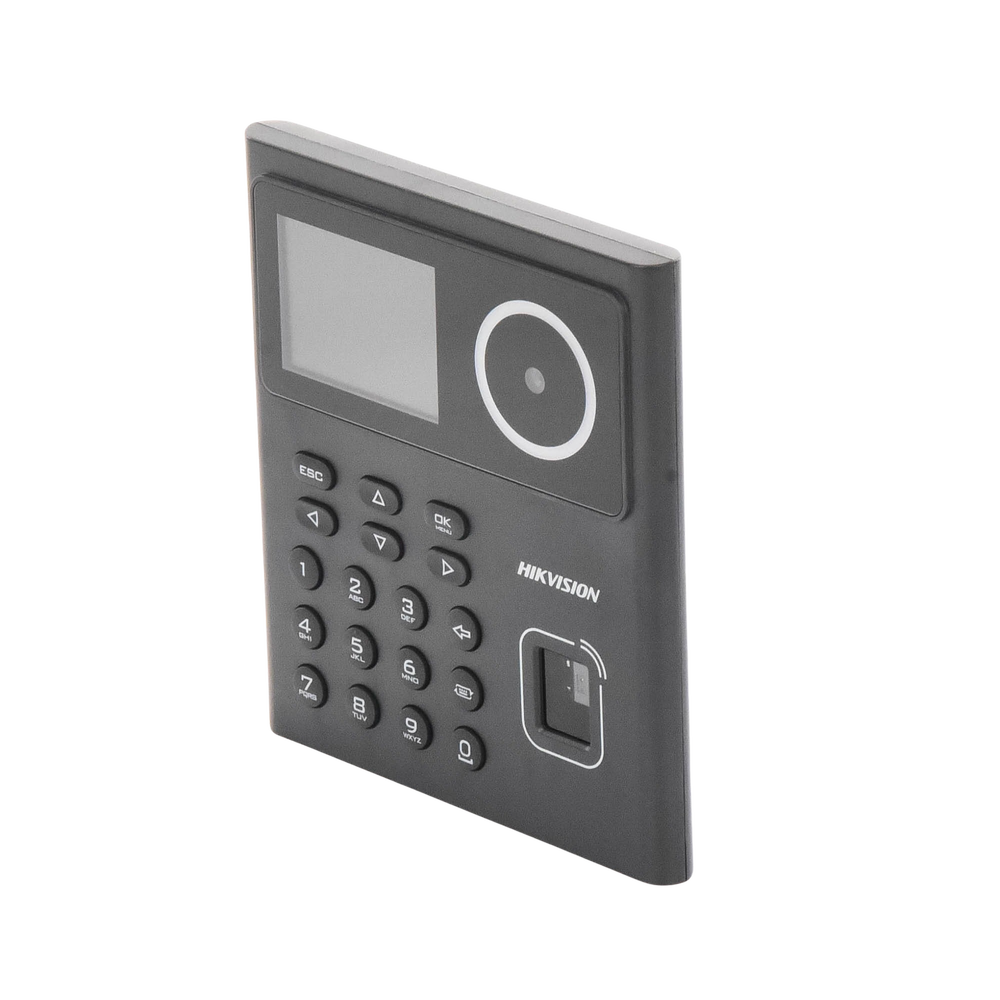 Kit WiFi de Control de Acceso Lite TODO INCLUIDO con Lector de Rostros, Tarjetas y Huellas / 500 Rostros / Compatible con App HIKConnect / Incluye Electroimán  Botón de Salida y Montajes Z y L para imán / HIK-IA