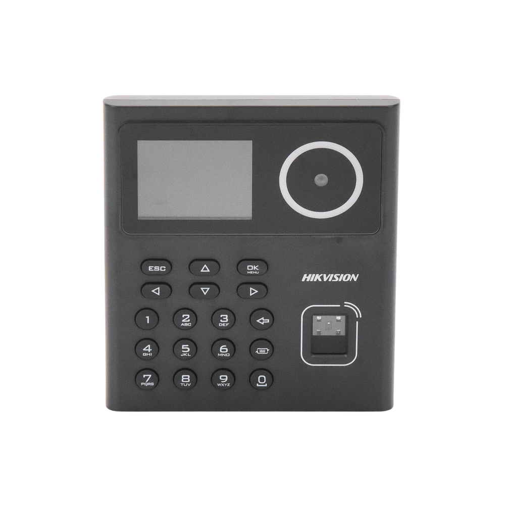 Kit WiFi de Control de Acceso Lite TODO INCLUIDO con Lector de Rostros, Tarjetas y Huellas / 500 Rostros / Compatible con App HIKConnect / Incluye Electroimán  Botón de Salida y Montajes Z y L para imán / HIK-IA