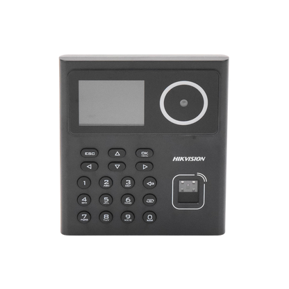 Kit WiFi de Control de Acceso Lite TODO INCLUIDO con Lector de Rostros, Tarjetas y Huellas / 500 Rostros / Compatible con App HIKConnect / Incluye Electroimán  Botón de Salida y Montajes Z y L para imán / HIK-IA