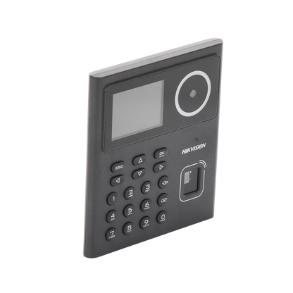 Kit WiFi de Control de Acceso Lite TODO INCLUIDO con Lector de Rostros, Tarjetas y Huellas / 500 Rostros / Compatible con App HIKConnect / Incluye Electroimán  Botón de Salida y Montajes Z y L para imán / HIK-IA