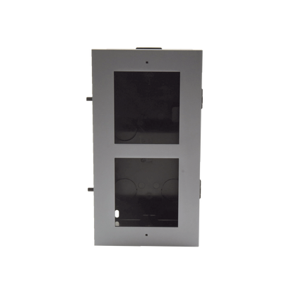 Base de 2 Espacios para EMPOTRAR Módulos de Videoporteros Hikvision
