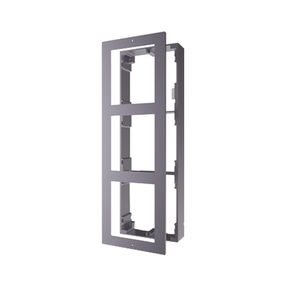 Base de 3 Espacios para Videoportero IP Hikvision / Instalación en SUPERFICIE
