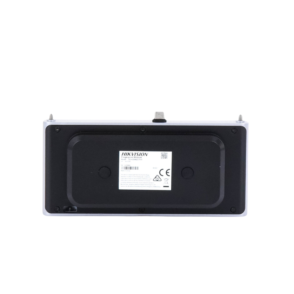 Módulo de Teclado y Huella Digital para Frente de Calle IP DS-KD9633-WBE6/ Conexión USB-C / 15 Botones / IP65 / IK07