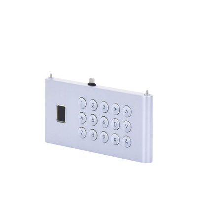 Módulo de Teclado y Huella Digital para Frente de Calle IP DS-KD9633-WBE6/ Conexión USB-C / 15 Botones / IP65 / IK07