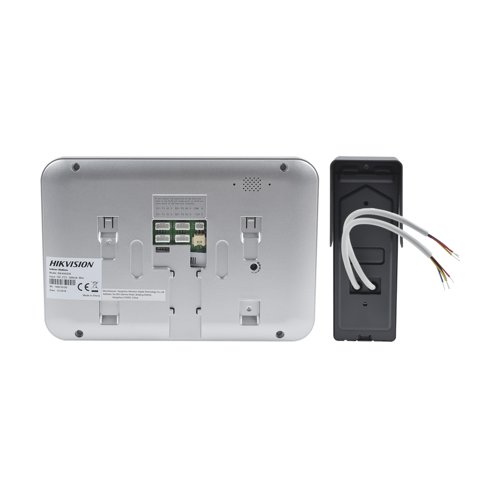 Kit de Videoportero Analógico con Pantalla LCD a Color de 7" / Frente de Calle para Exterior IP65 / Salida de Relevador