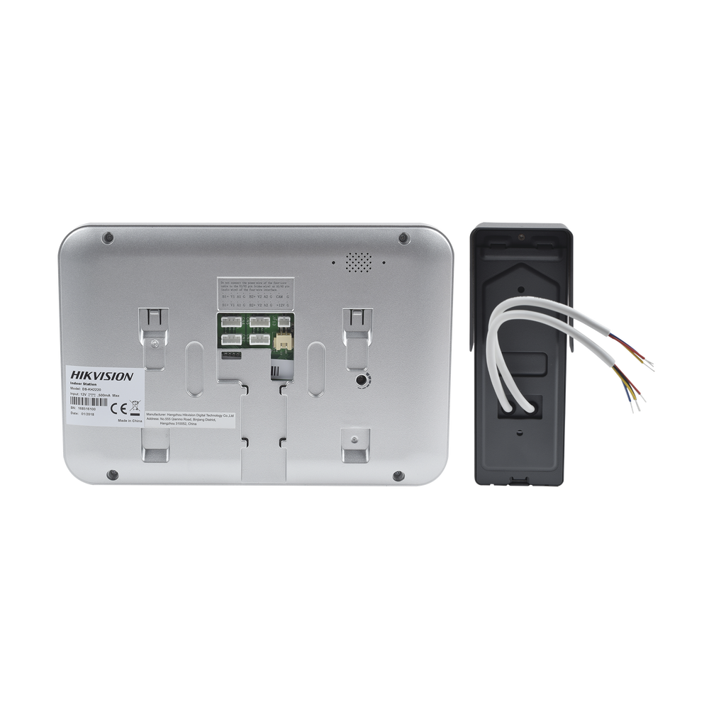 Kit de Videoportero Analógico con Pantalla LCD a Color de 7" / Frente de Calle para Exterior IP65 / Salida de Relevador