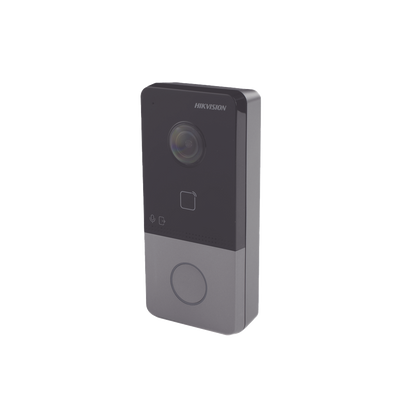 Videoportero IP 2 Megapixel / PoE Estandar / IP65  / Apertura desde Hik-connect / Soporta 1 Departamento y Hasta 6 Monitores / Soporta Tarjetas Mifare / 1 Salida Relay