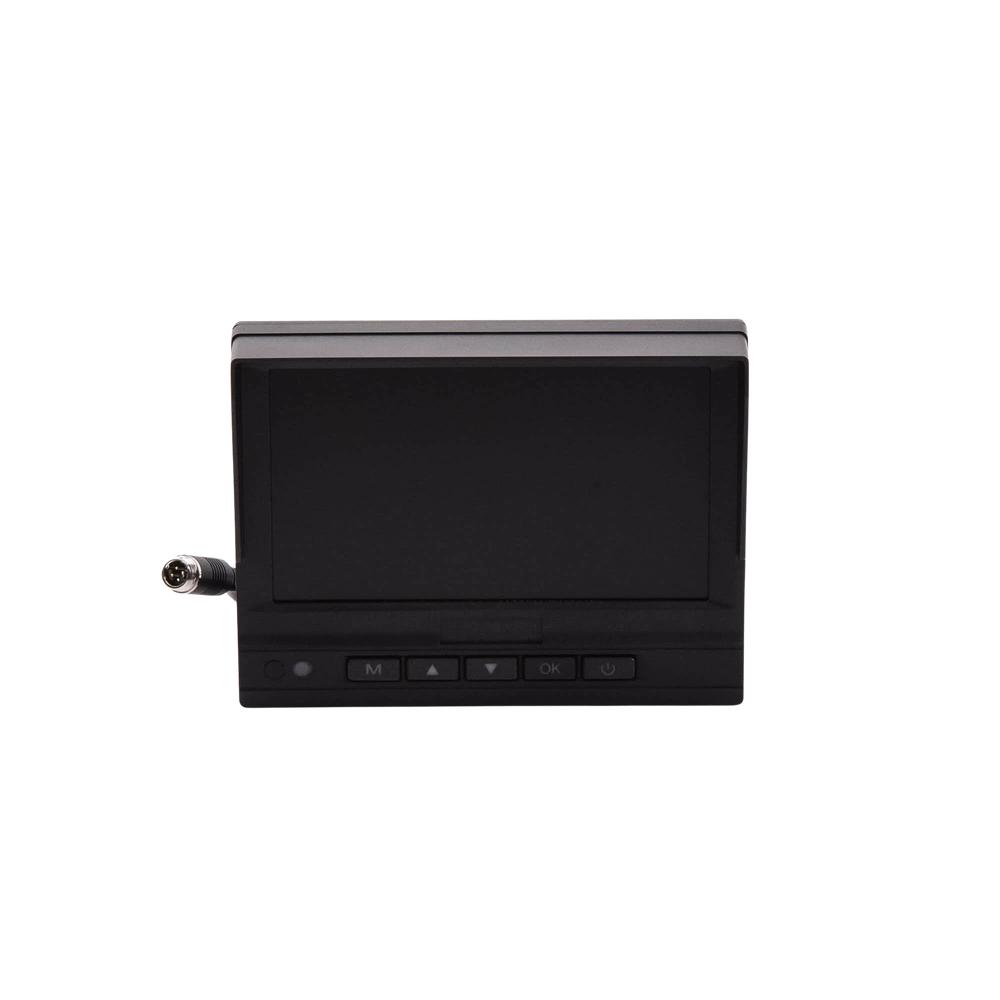 Monitor y Botones de 7" LCD / Compatible con DVR Móvil HIKVISION / Conector Tipo Aviación