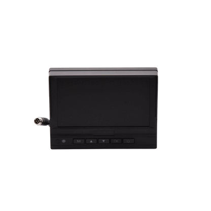 Monitor y Botones de 7" LCD / Compatible con DVR Móvil HIKVISION / Conector Tipo Aviación