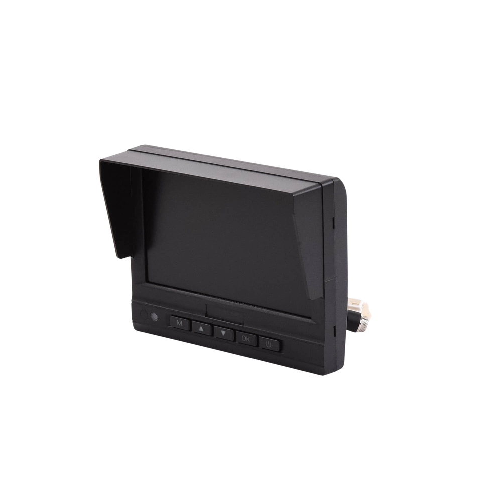 Monitor y Botones de 7" LCD / Compatible con DVR Móvil HIKVISION / Conector Tipo Aviación