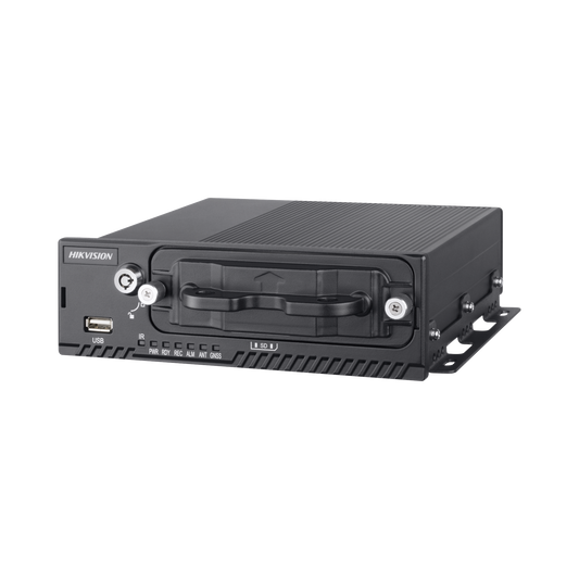 DVR Móvil 1080P / 4 Canales TURBO + 4 Canales IP / Soporta 4G / WiFi / GPS / Soporta HDD / Entrada y Salida de Alarmas / Salida de Vídeo