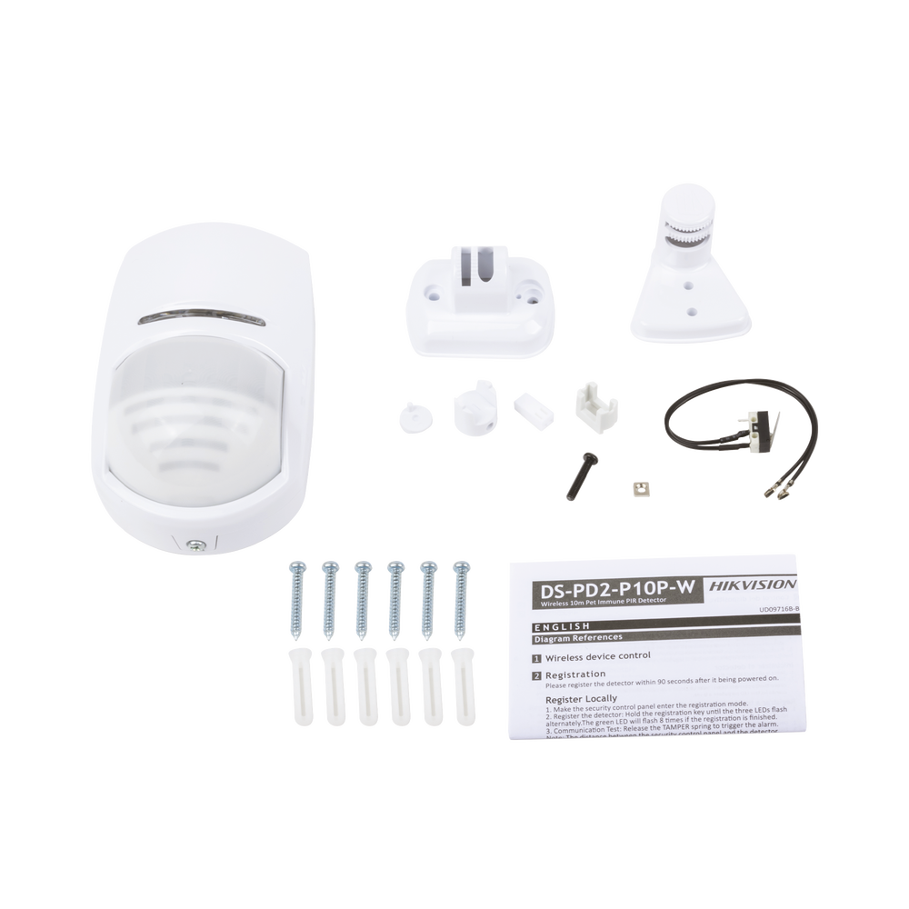 (AX HUB) Detector PIR Interior Inalámbrico / Inmunidad a Mascotas Hasta 24Kg