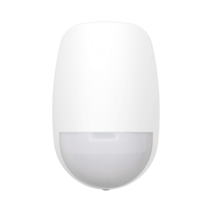 (AX PRO) Detector PIR Inalámbrico de Doble Tecnología / Inmunidad a Mascotas / Rango de Detección de 12 mts / Angulo de 85.9° de Cobertura