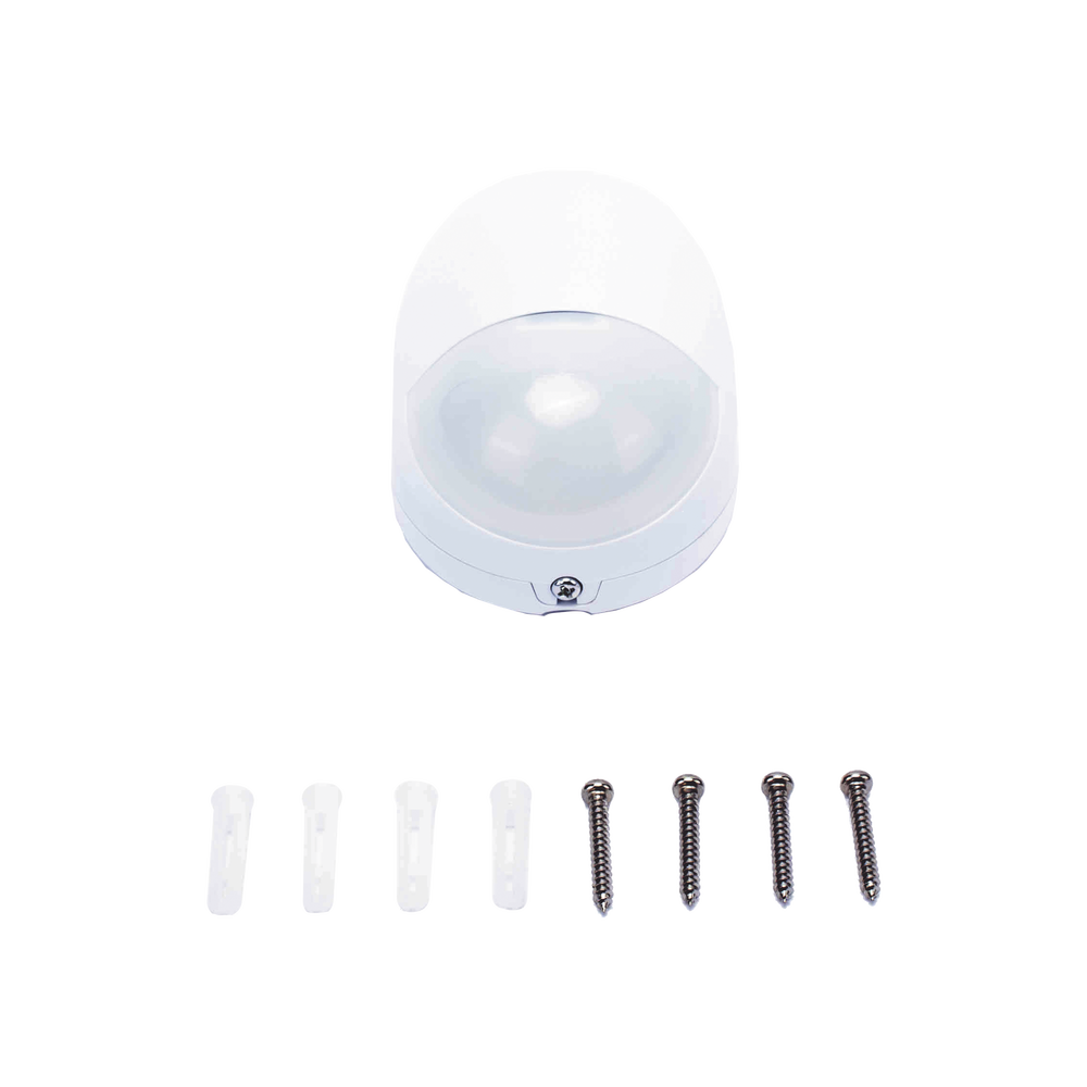 Detector PIR Cableado Interior / Doble Tecnología (Infrarrojo y Microondas) / Detección de 15 mts / Ángulo de 85.9° de Cobertura