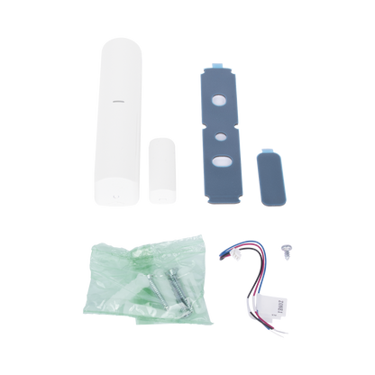 (AX PRO) Detector de Impacto + Magnético Inalámbrico + 2 ZONAS PARA AGREGAR SENSORES CABLEADOS / 3 en 1 / Soporta 2 Zonas Cableadas