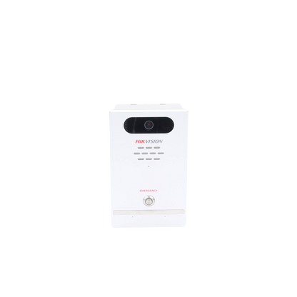 Estación de Alarma de Pánico / Cámara de 4 Megapixel / Micrófono Integrado / Exterior IP65 / Protección IK10 / PoE / 10 mts IR  / Entradas y Salidas de Alarma