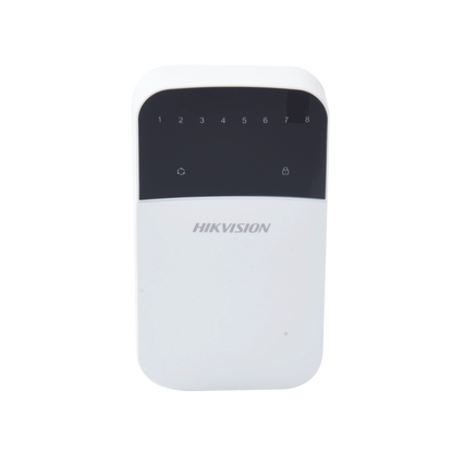 Teclado de LEDs / Cableado / 8 Zonas / Compatible con Panel Hibrido Hikvision DS-PHA64-W4P y DS-PHA64-W4P2