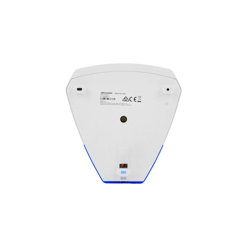 Sirena Estrobo Cableada Hikvision / Ideal para cualquier Panel de Alarma / Azul / 105 dB / Proteccón IP54