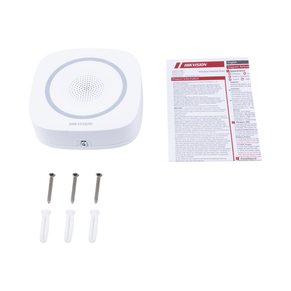 (AX HUB) Sirena Inalámbrica Interior para panel de alarma HIKVISION / 110 dB