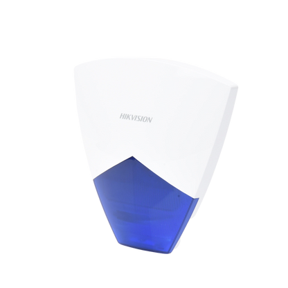 (AX HUB) Sirena Inalámbrica con Estrobo Azul para Exterior / 110 dB