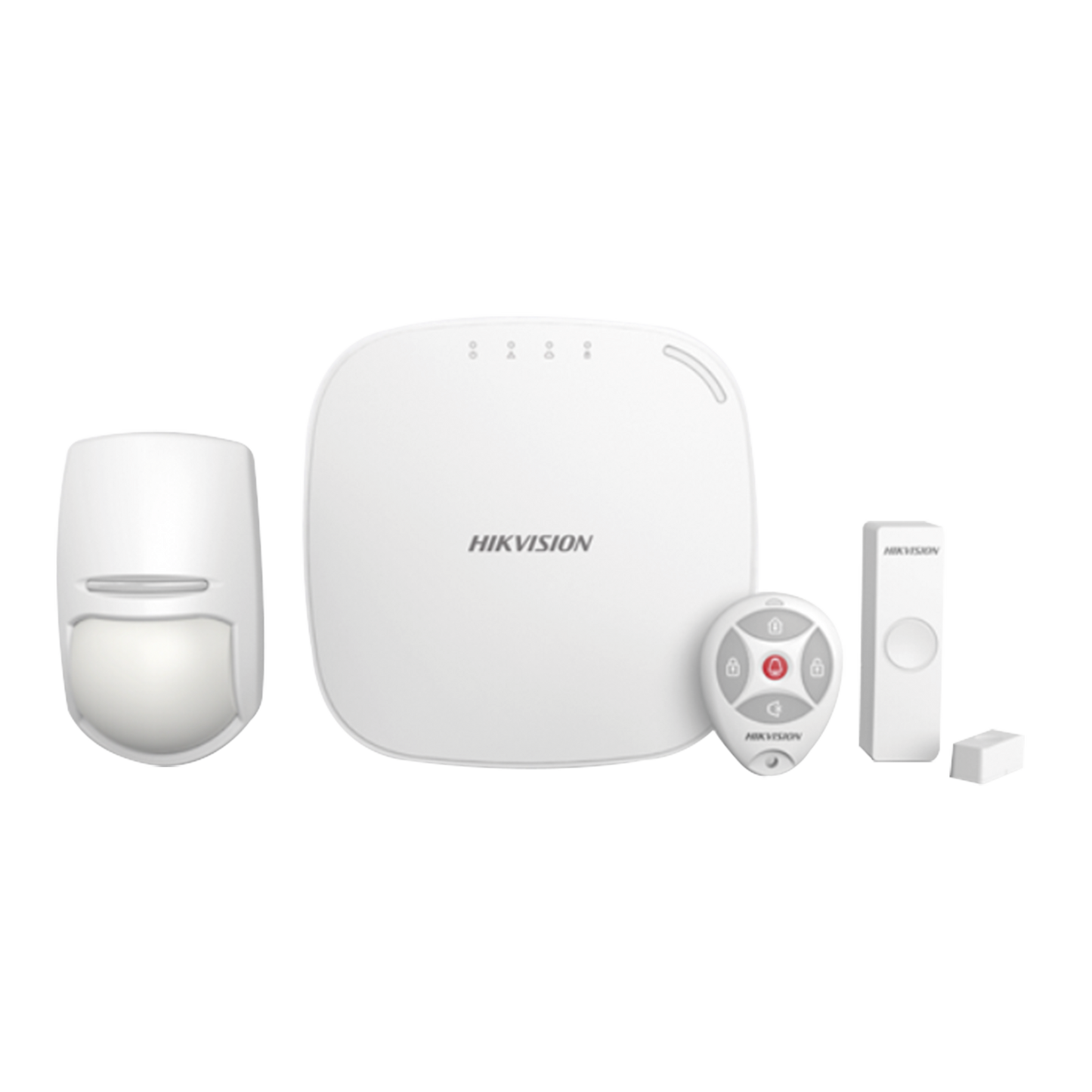 (AX HUB) KIT Panel de Alarma / 1 Hub / 1 Sensor PIR / 1 Contacto Magnético / 1 Control Remoto / Wifi / Soporta 3G / 4G