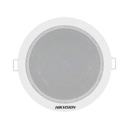 Altavoz Montaje en Plafón | 6 Watts | 100 V | Rejilla de Metal | Color Blanco | Uso Interior