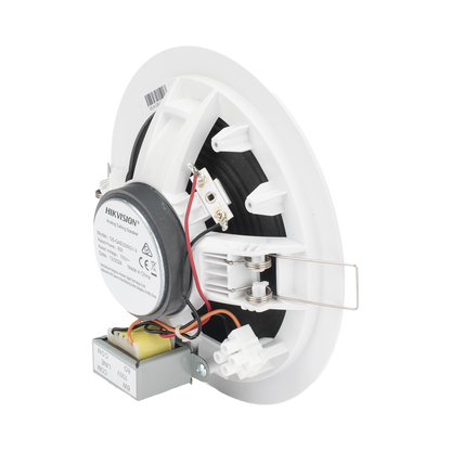 Altavoz Montaje en Plafón | 6 Watts | 100 V | Rejilla de Metal | Color Blanco | Uso Interior