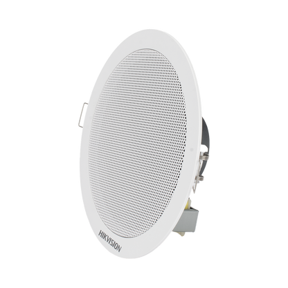 Altavoz Montaje en Plafón | 6 Watts | 100 V | Rejilla de Metal | Color Blanco | Uso Interior