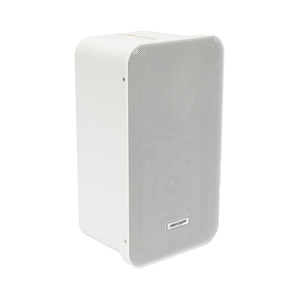 Altavoz Tipo Columna | 20 Watts | 100 V | Rejilla de Metal | Color Blanco | Montaje en L | Exterior IP66