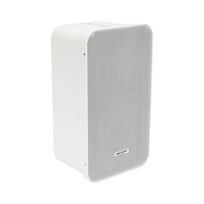 Altavoz Tipo Columna | 20 Watts | 100 V | Rejilla de Metal | Color Blanco | Montaje en L | Exterior IP66